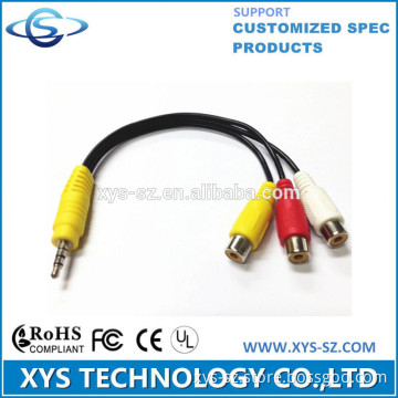 3.5mm stereo to 3rca female adapter